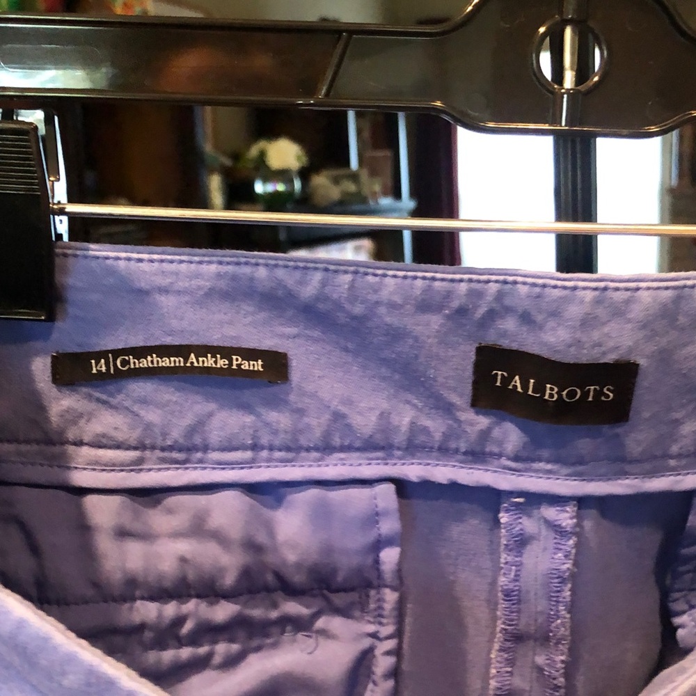 Talbots Lilac Chatham Ankle Pants
